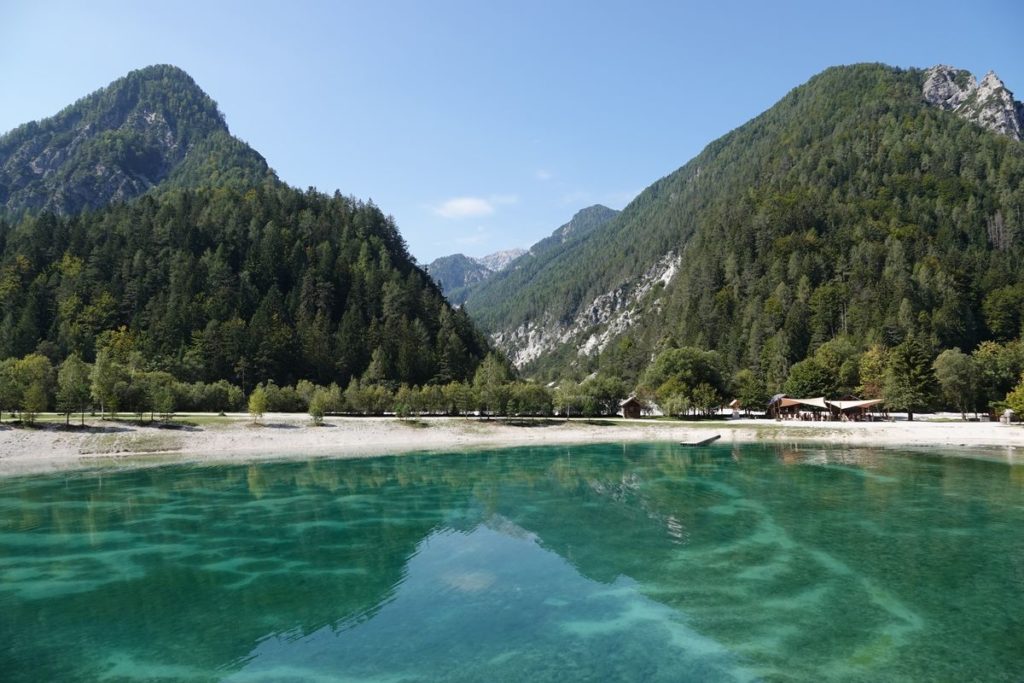 Jasna See Lake Jasna Kranjska Gora Slowenien