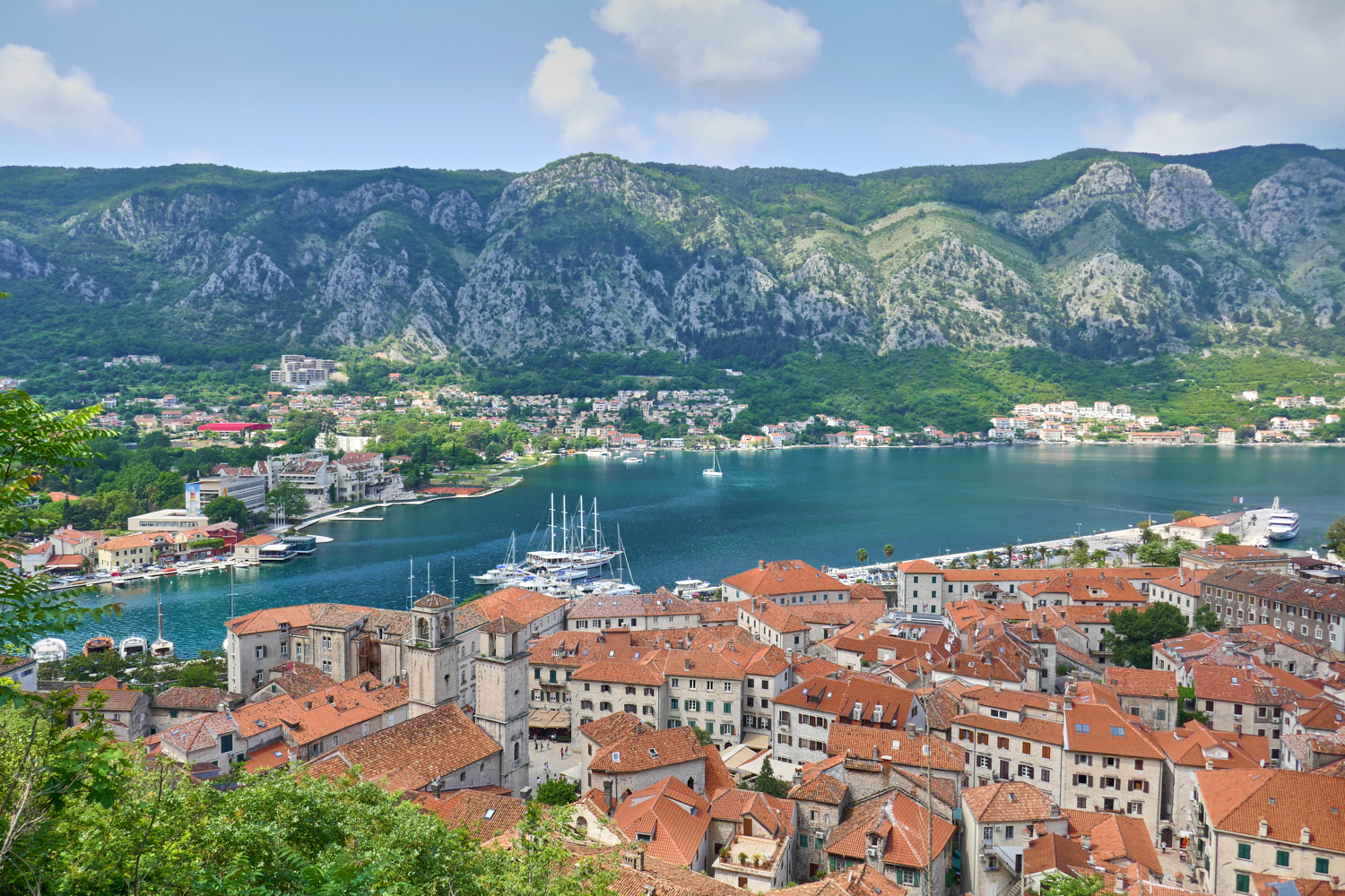 Ausblick Kotor Montenegro