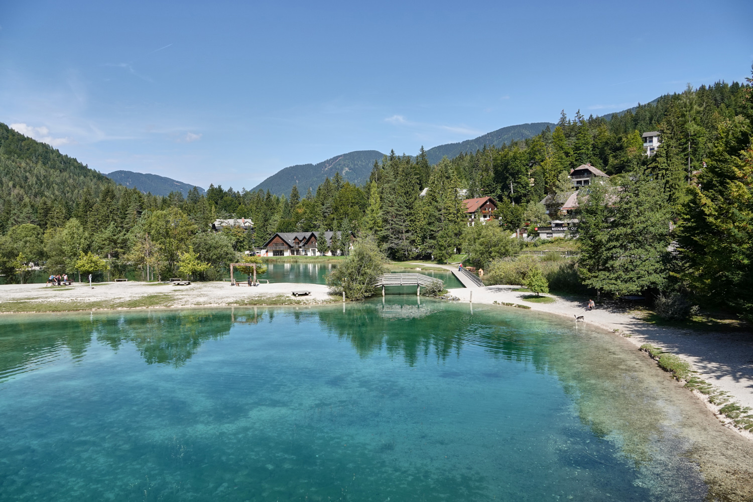 Jasna See Lake Jasna Kranjska Slowenien Urlaub