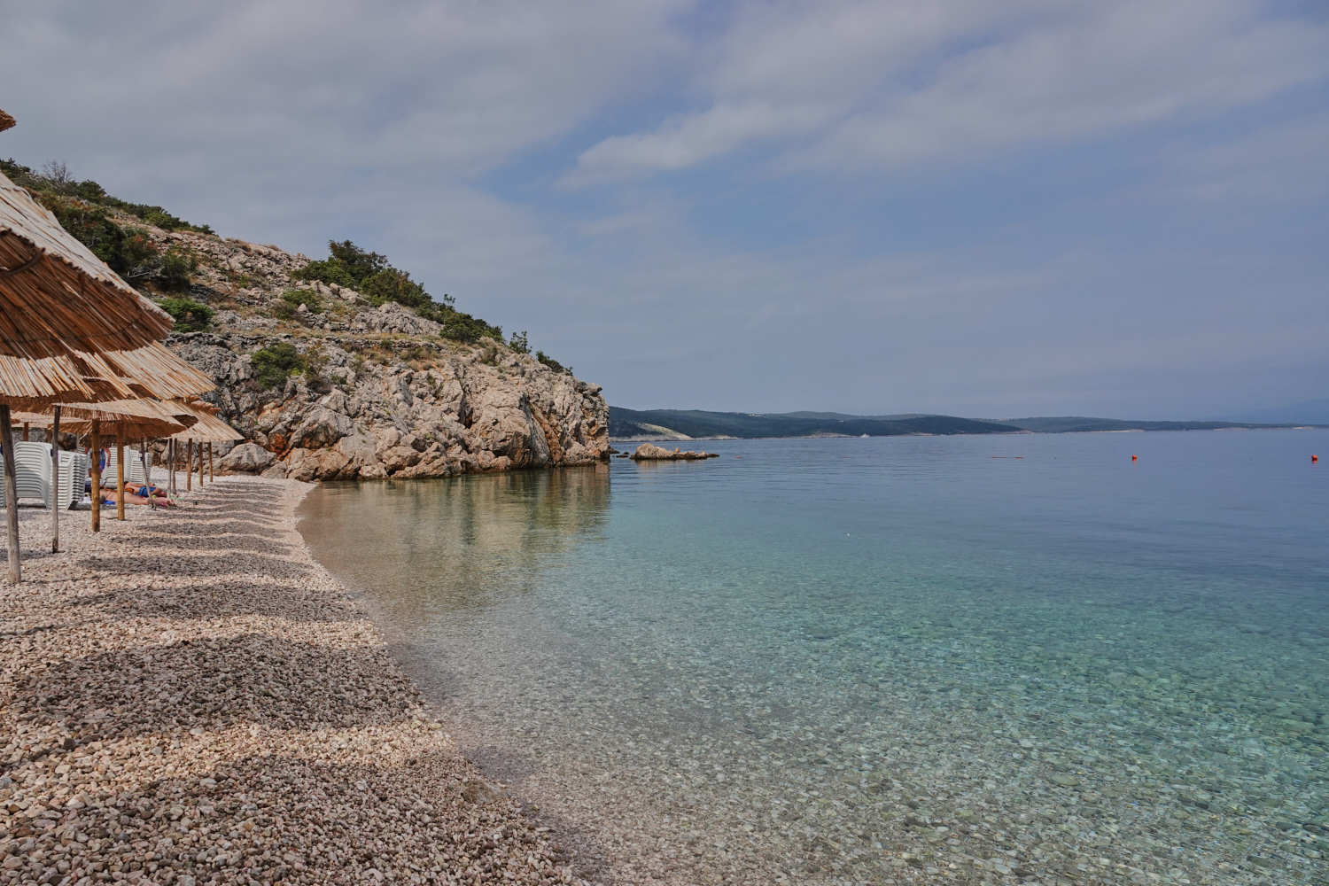 Bucht Vrbnik Krk Kroatien