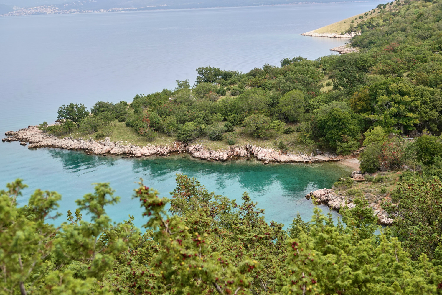 Bucht Vrbnik Wanderung Krk Kroatien