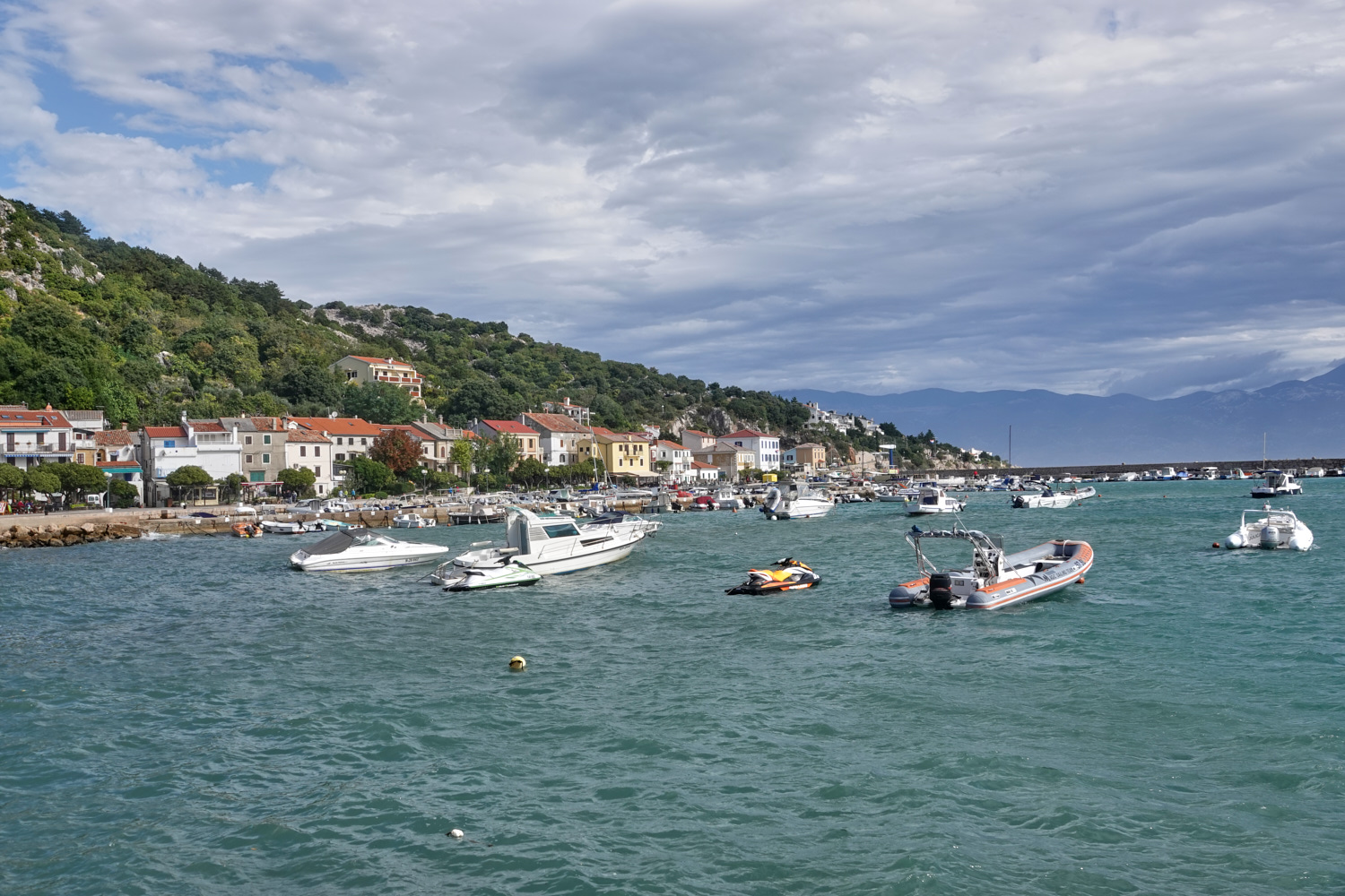 Hafen Boote Baska Krk Kroatien