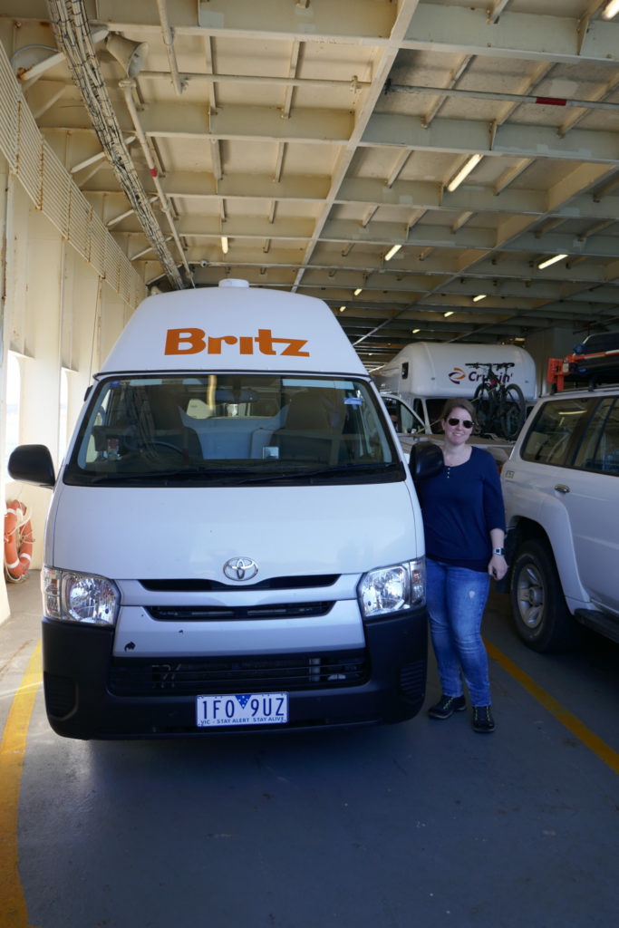 Camper Rundreise Tasmanien Fähre Bruny Island Camper