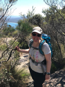 Tasmanien Wineglass Bay Aufstieg