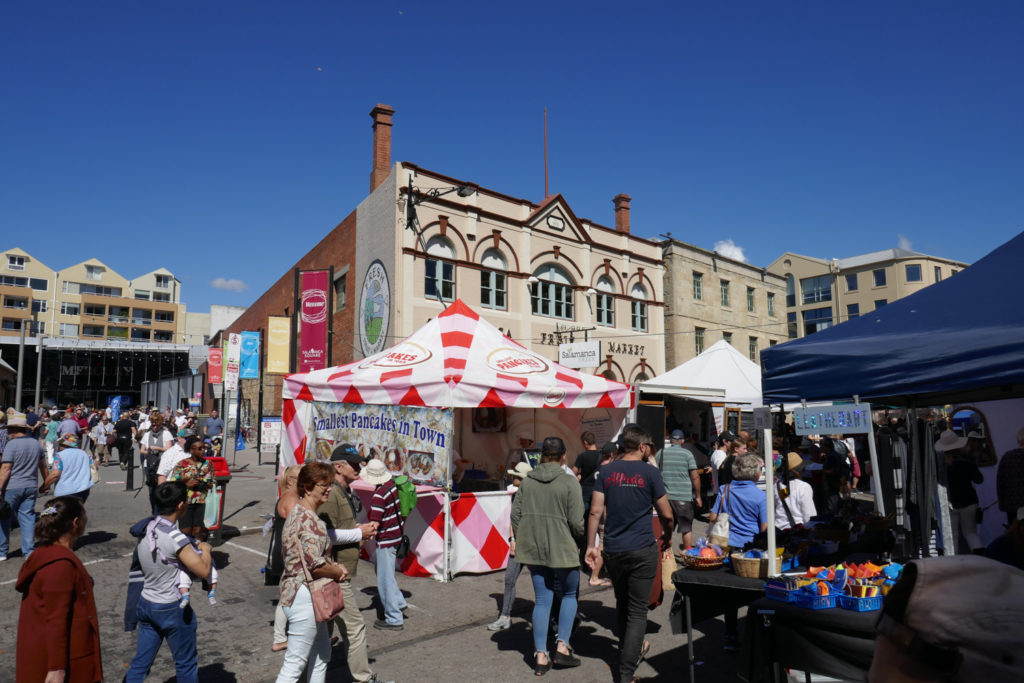 Salamanca Market Hobart Tasmanien Rundreise Camper