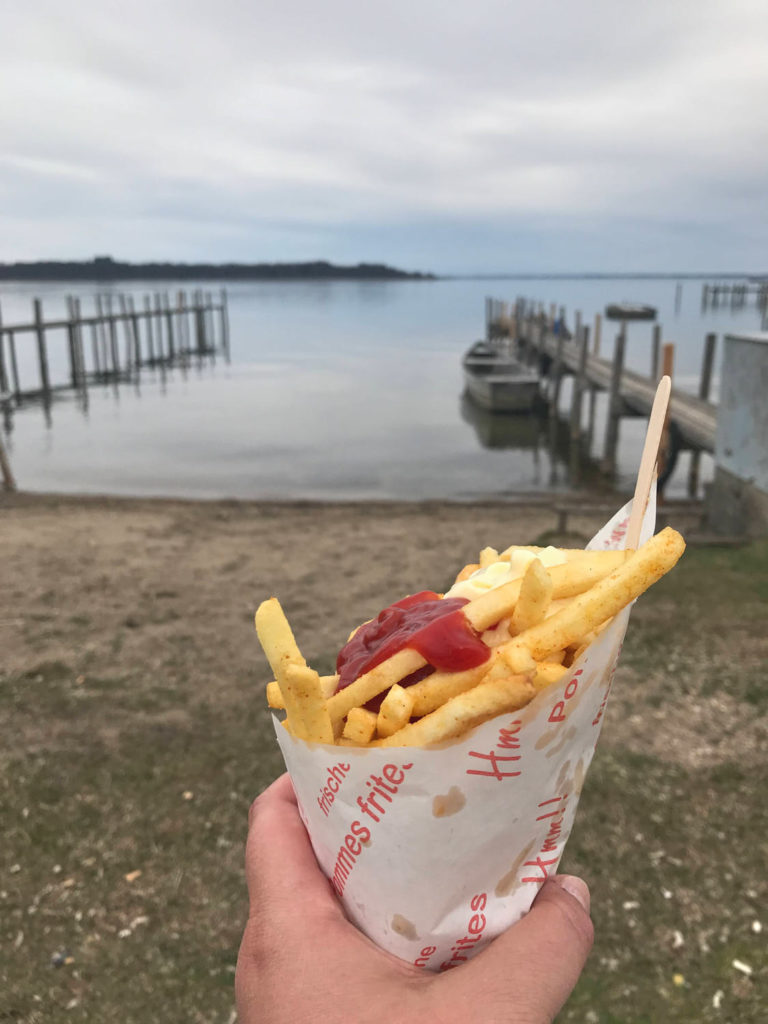 Pommes Frites im Chiemsee Park