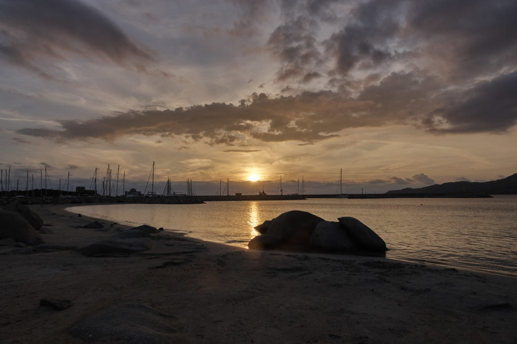 Sardinien Urlaub Sonnenuntergang