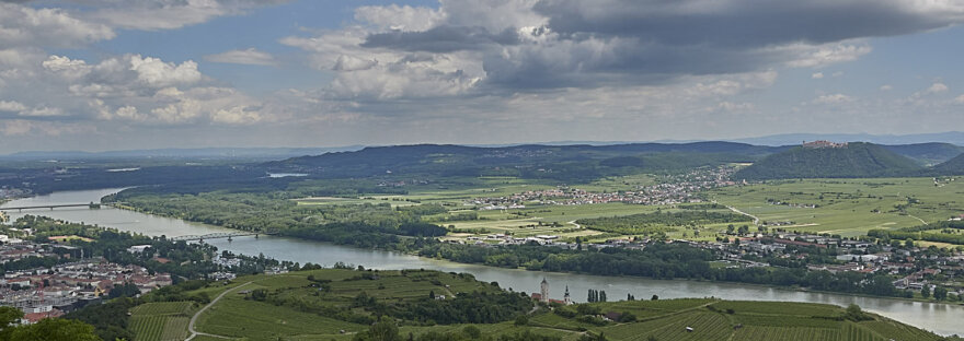 Ausblick von der Donauwarte in Krems an der Donau