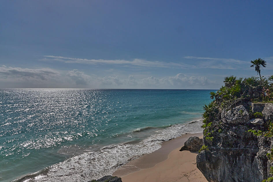 Strand von Tulum - eines der vielen Mexiko Highlights