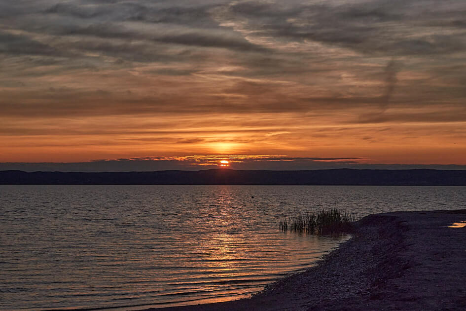 Sonnenuntergang am Neusiedler See