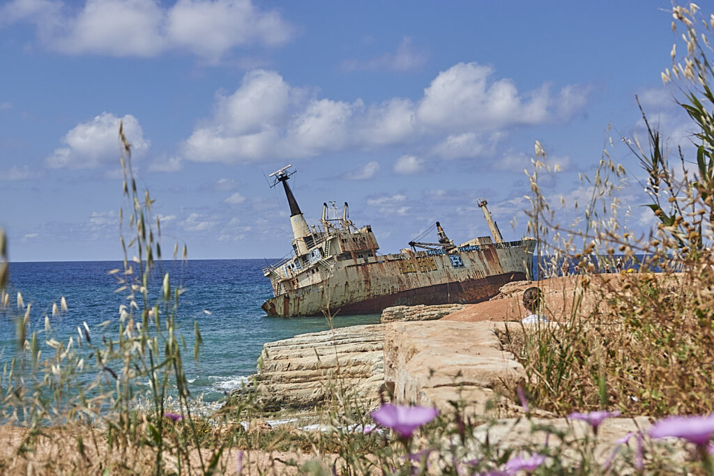 Das Edro Schiffswrack in der Nähe von Paphos
