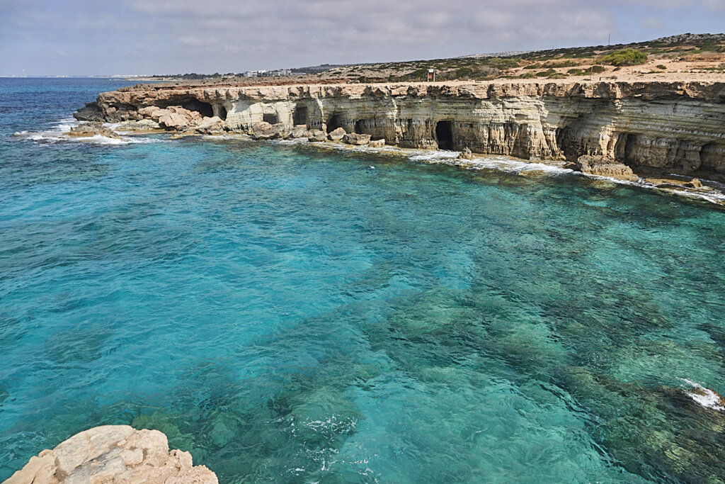 Sea caves Kap Greco