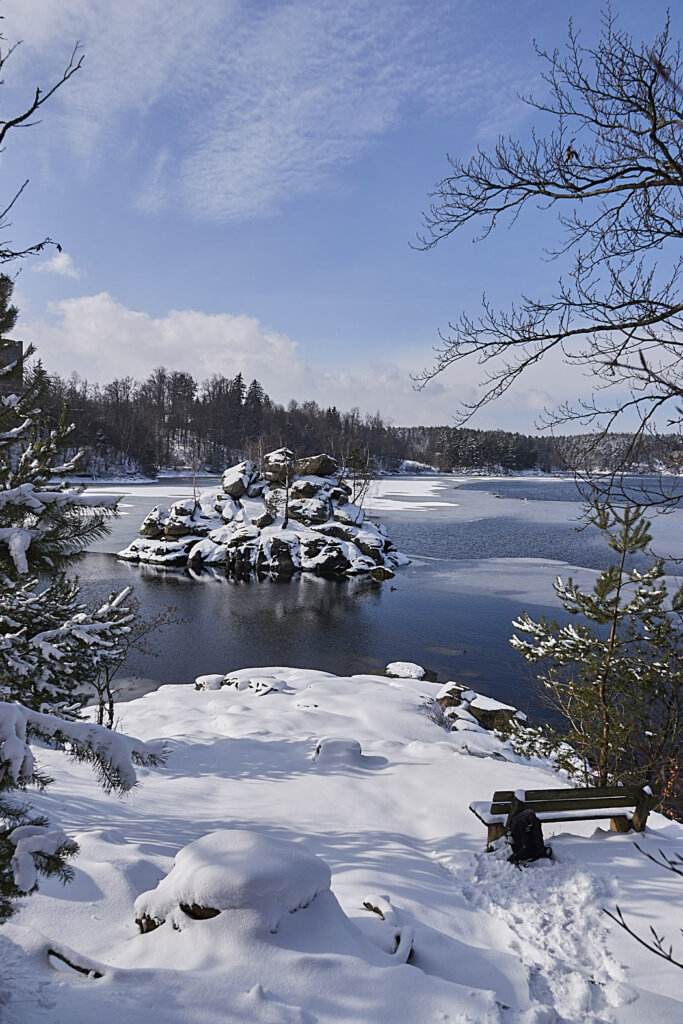 Affeninsel Stausee Ottenstein