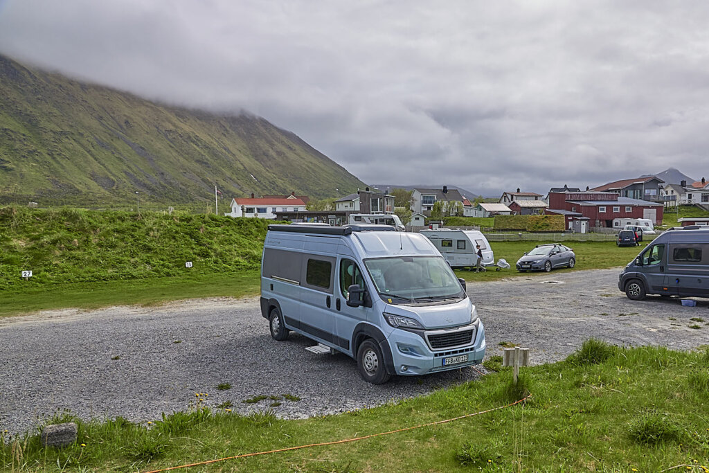 Midnattsol Camping in Bleik auf der Insel Andøya