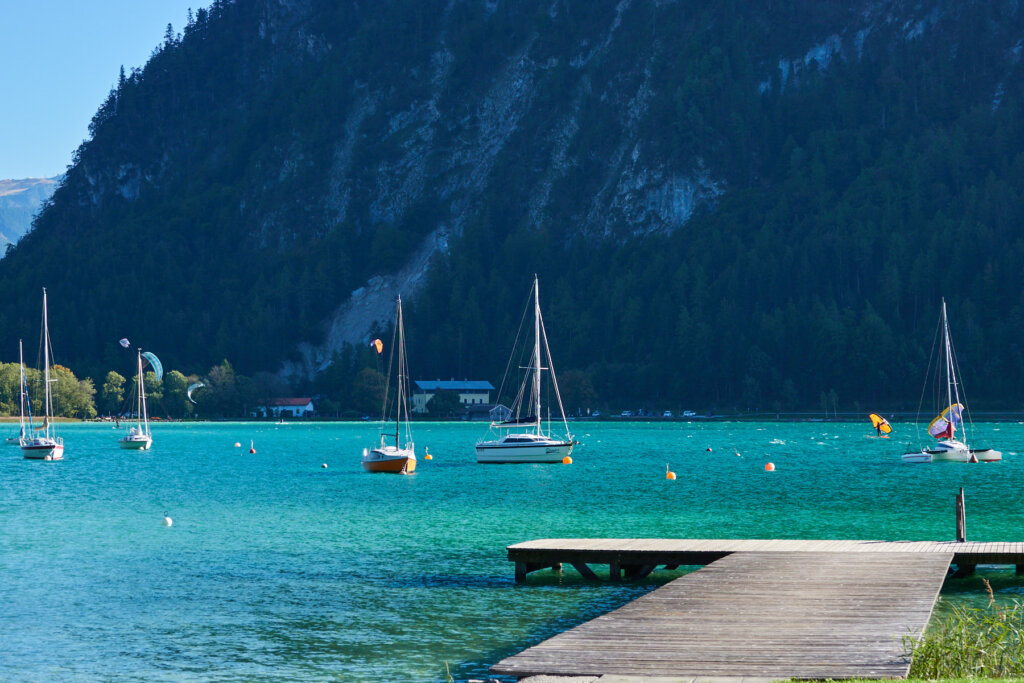 Boote auf dem Achensee